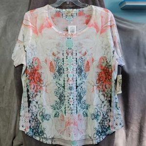 Women's embellished shirt sz 2x NWT